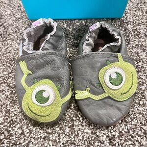 Monsters Inc Robeez soft sole shoes. Size 6-12 months.